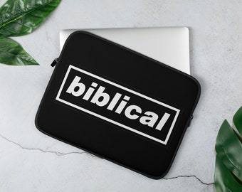 Fock**g Biblical Laptop Sleeve