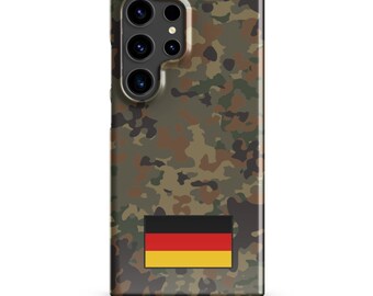 Flecktarn Camo German Army Camouflage Mimetic Tactical Snap case for Samsung®