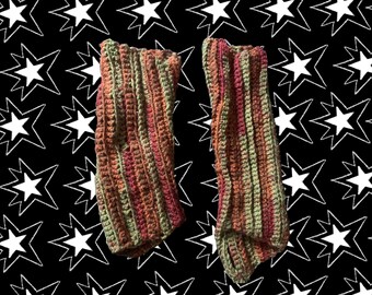 Crochet Earthy Leg Warmers