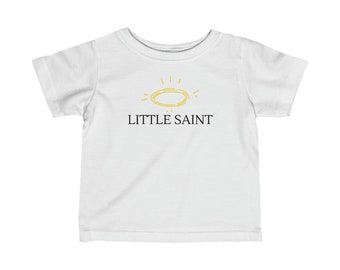 Petite sainte, t-shirt en coton fin confortable pour bébé, cadeau idéal pour la fête des mères