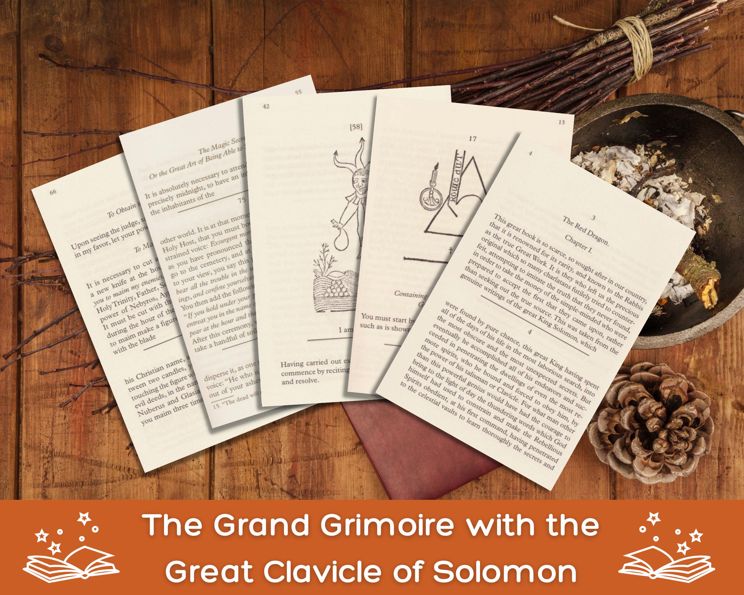 The Grand Grimoire With the Great Clavicle of Solomon - the Red Dragon ...
