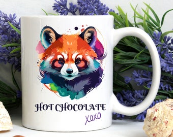 Ceramic Mug,  Coffee Mug, Tea Mug, Hot chocolate Mug, Animal face mug, Hot chocolate lover gift, Birthday gift, Gifts for him, Gifts for her