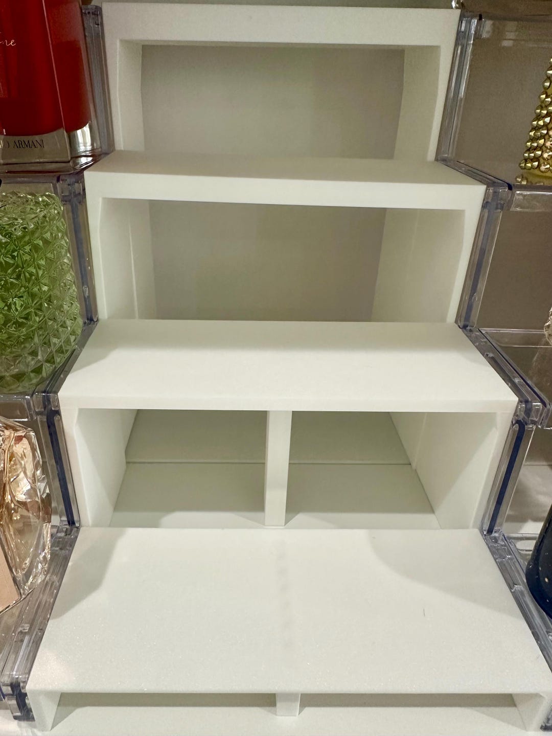 3D Printed Display Risers - Space Saver Shelf Organizers - Etsy