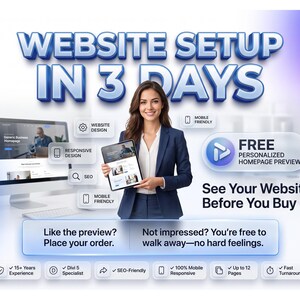 Diseño web personalizado de WordPress con Divi 5 / Sitio web empresarial responsivo y optimizado para SEO
