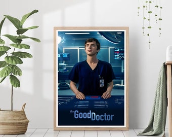 The Good Doctor (2017) surgeon autism hospital Tv Show Series  Movie Poster cover film print art alternative artwork minimal
