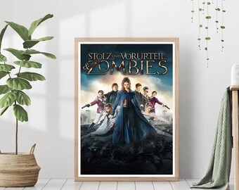 Pride and Prejudice and Zombies (2016) zombie outbreak master of martial arts Movie Poster cover film print art alternative artwork minimal