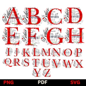 Letra dividida motivacional e inspiradora Svg Monograma dividido Svg Letra del alfabeto motivacional Monograma Clipart Alfabeto Svg descarga instantánea