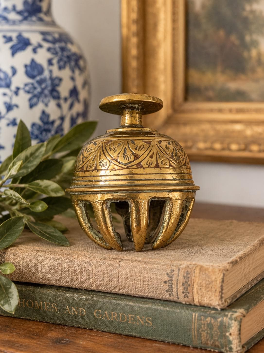 Antique Hand Bell - Etsy