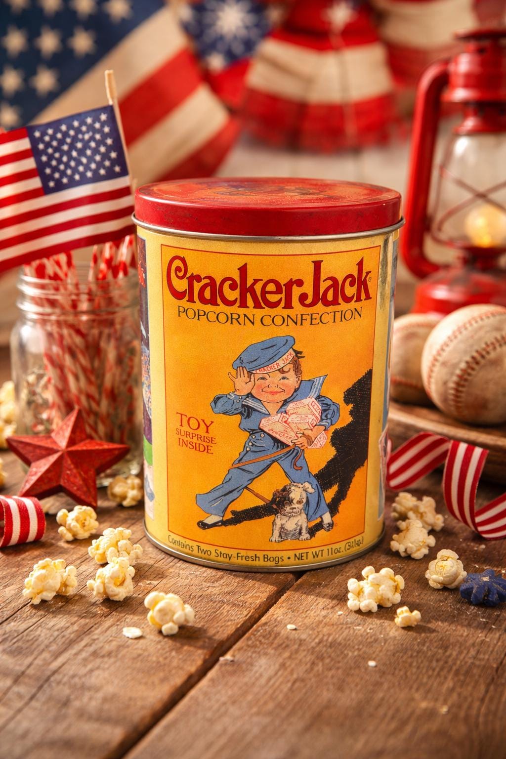 Cracker Jack Tin - Etsy