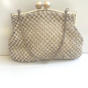 Pochette Da Sera A Forma Di Cuore Con Strass, Mini Borsa Scintillante Con Tracolla A Catena, Per Matrimoni E Feste, Piccola/Grande - 4