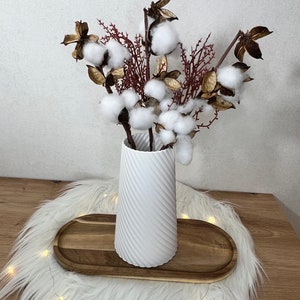 Spiralvase 3D-Druck Wohnaccessoires Trockenblumen Dekoration DIY Handgemacht Elegant Bild 1