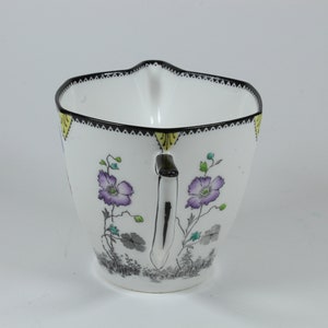 Art Deco Foley Bone China Field Poppy Milk-Cream Jug Vintage Tea Ware image 7
