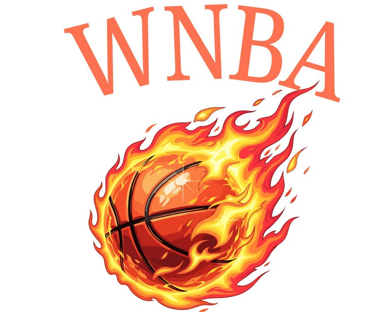 Wnba Letters Wnba Logo, Png Image - Etsy