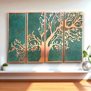 Copper Wall Decor | Farmhouse Decor | Copper Wall Art | Wall Art | Rustic Wall Art | Metal Wall Decor | Copper Art | Metal Wall Art