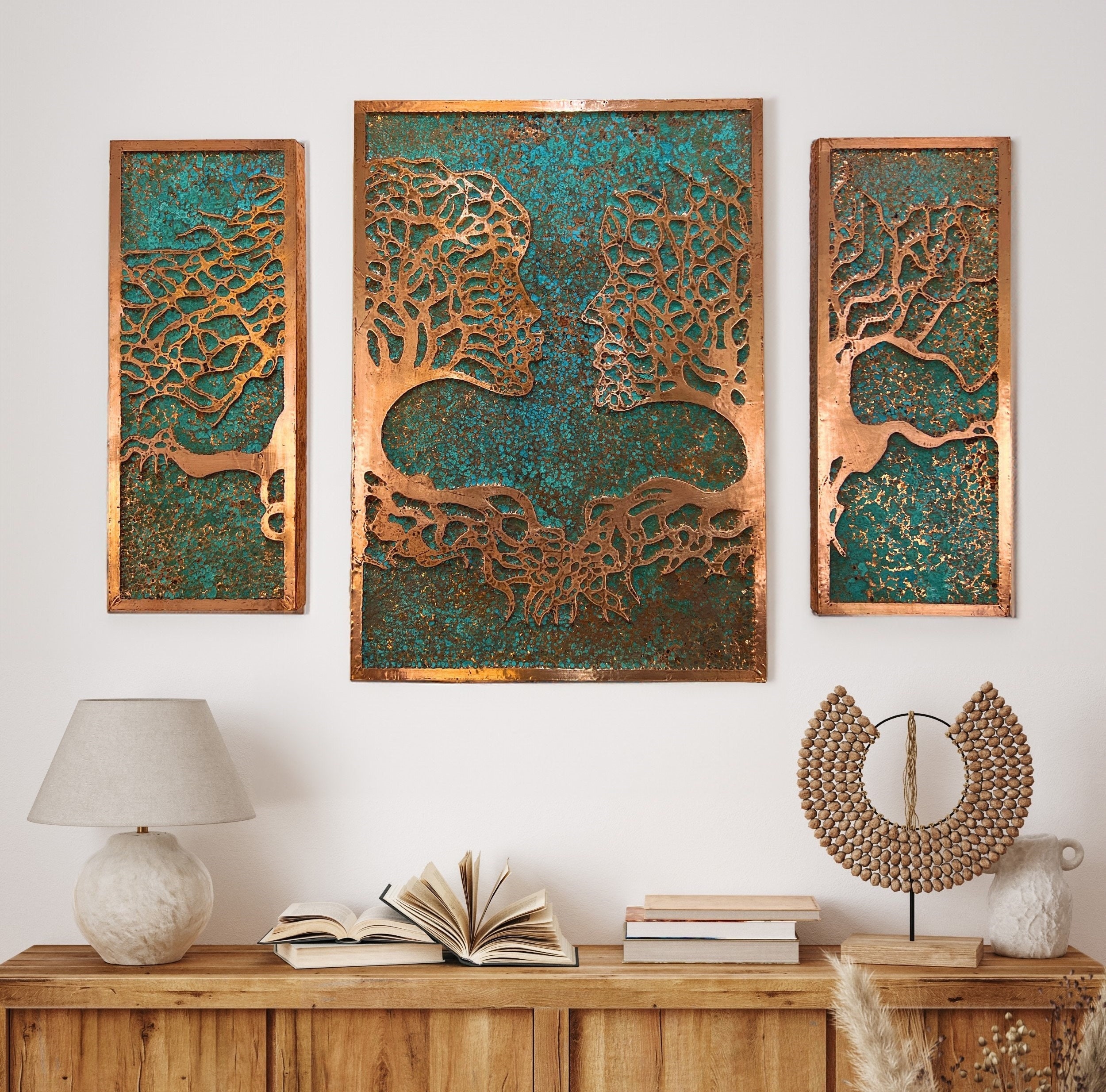 Copper Wall Sculptures