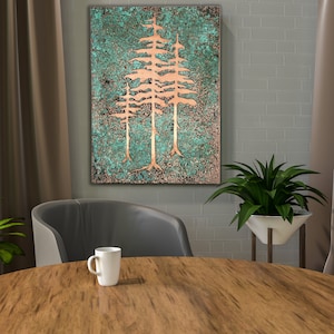 Copper Wall Decor | Farmhouse Decor | Copper Wall Art | Wall Art ...