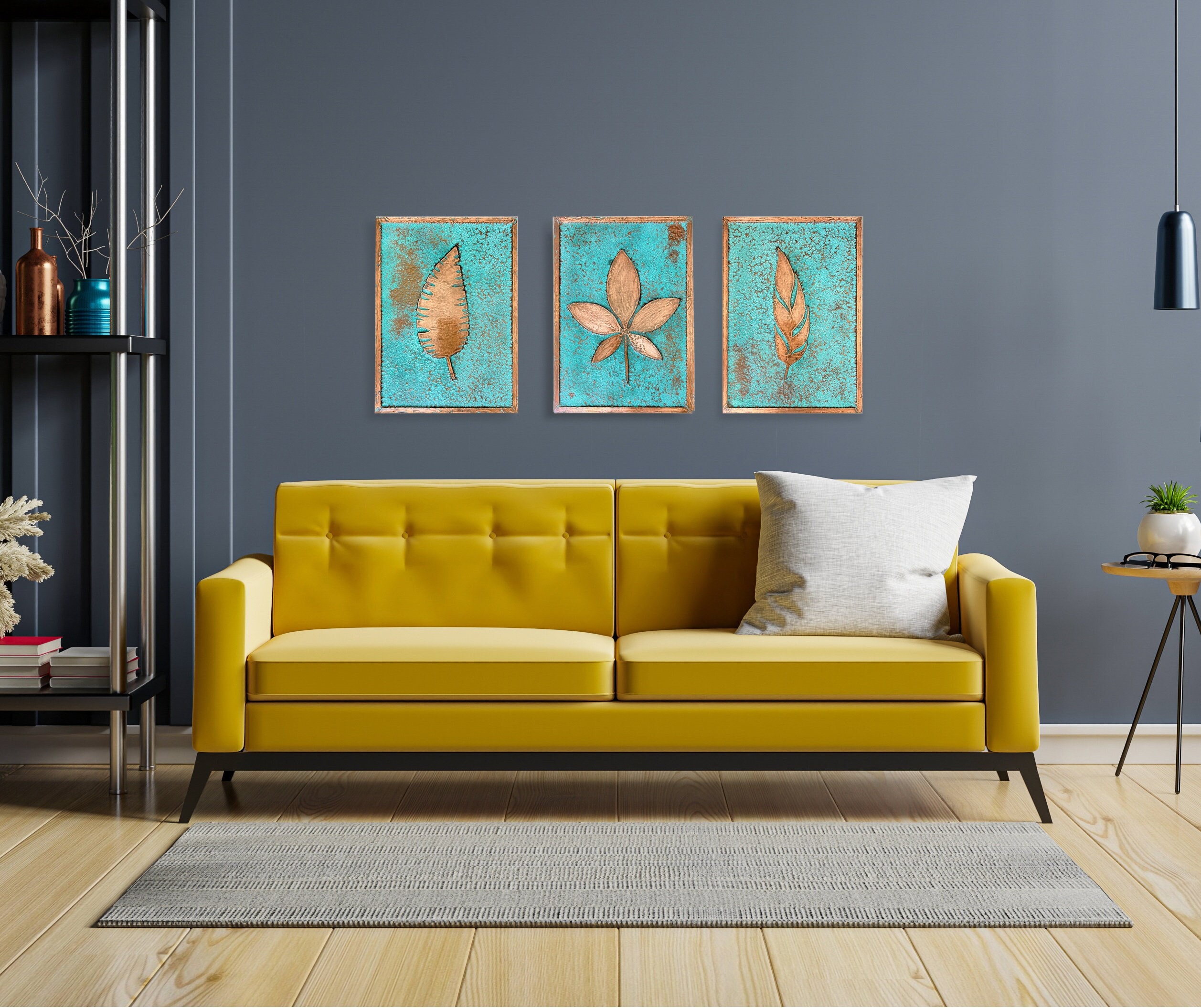 Wall Decor Living Room Copper Decor Unique Wall Decor Personalized