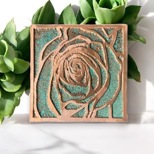 Copper Wall Art | Farmhouse Decor | Copper Wall Hangings | Copper Decor | Textured Wall Art