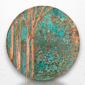 Rustic Copper Wall Art | Farmhouse Decor | Copper Wall Hangings | Copper Decor | Copper Wall Decor | Copper Art | Metal Wall Art