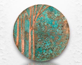 Rustic Copper Wall Art | Farmhouse Decor | Copper Wall Hangings | Copper Decor | Copper Wall Decor | Copper Art | Metal Wall Art