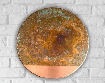 Rustic Copper Wall Art Farmhouse Decor Copper Wall Hangings Copper ...