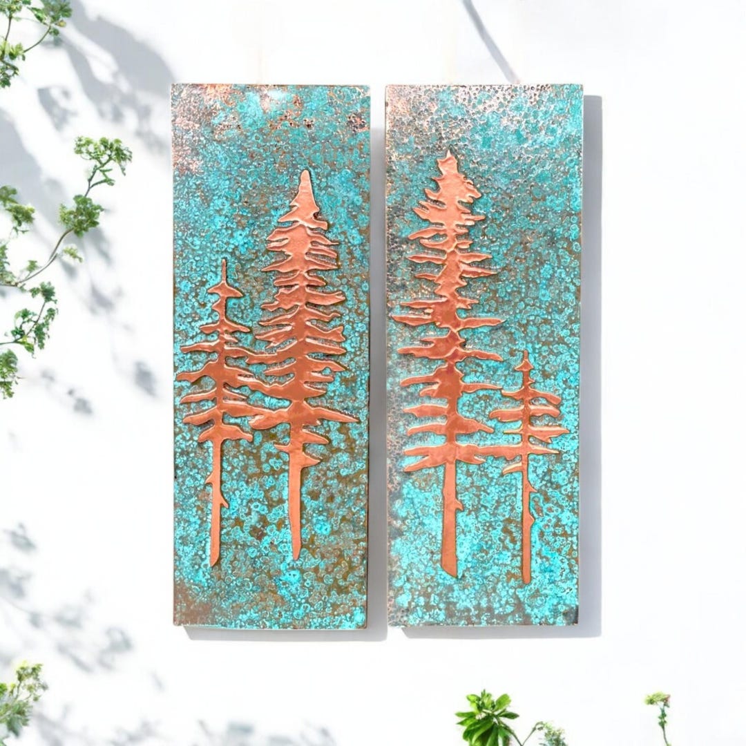 Copper Wall Decor | Farmhouse Decor | Copper Wall Art | Wall Art ...