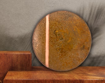 Handmade Copper Wall Art | Oxidized Metal Decor