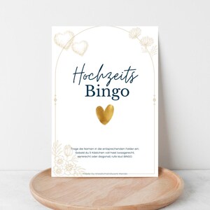 Wedding bingo, white and gold, wedding game, bingo game, game for wedding couple and guests, PNG, print yourself, digital file
