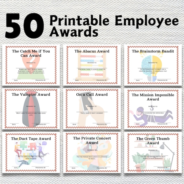 Funny Office Appreciation Certificate Etsy