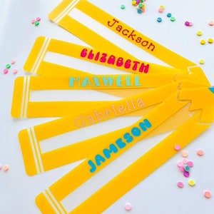 Personalized Reading Guide Strips - Dyslexia Support - Back to School (5 Bundle)
