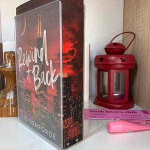 PRE-Order Rewind It Back Hand Painted Fore-Edge Copy. Windy City Book #5. Book Lover Exclusive Gift. Unique Literary Artworks