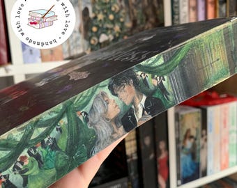 Hand Painted Powerless Copy. Kai Azer and Paedyn Grey, Adena, the King. Bookish Gift With Exclusive Fore-Edge