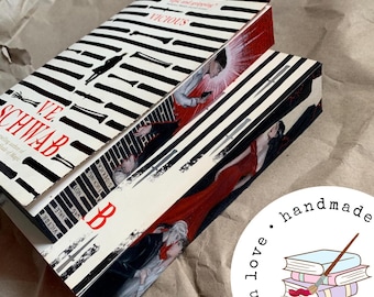 Hand Painted Set Of Vicious& Vengeful. Villains Series. Exclusive Fantasy Booklover Gift