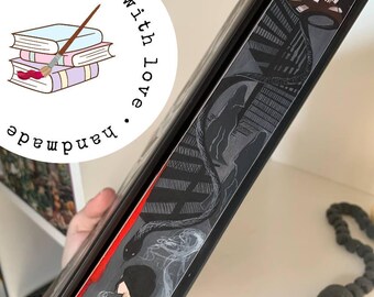 Handmade Fore-edge The Ninth House Gift Copy. Alex Stern Series Book #1 With Exclusive Stenciled Edges. Perfect Booklover Gift