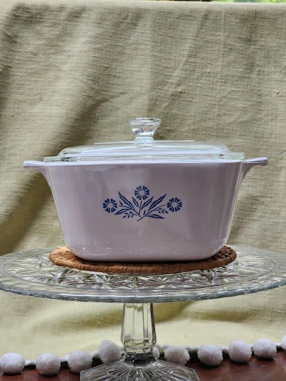 RARE 1966-1969 Blue Cornflower Corning Ware P-1 3/4-B, 1.75