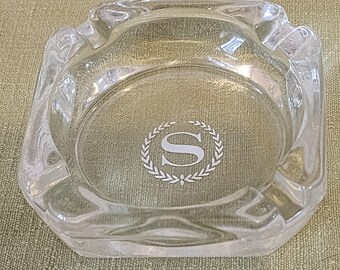 ヴィンテージ シェラトン ホテル 灰皿、スクエア ガラス 灰皿、1960