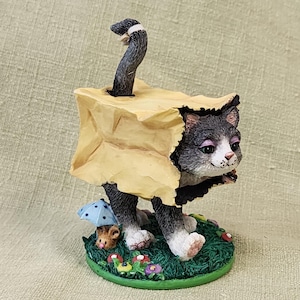 ☆レスリーアン☆ダンバリーミント☆磁器製猫ちゃんのマグカップ　　2480-6