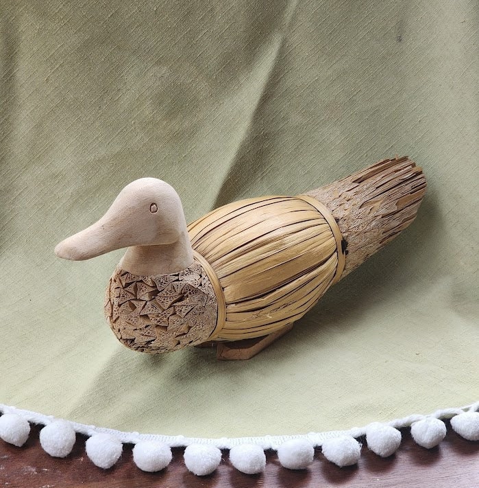 Dessin animé ligne croquis vecteur de canard colvert | Vecteur Premium