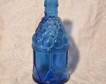 Vintage Wheaton Blue Glass Bottle: McGiver's American Army Bitters -  Apothecary Decor