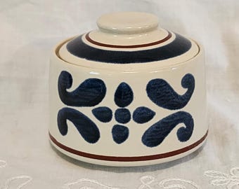 Vintage Japense Ceramic Jar: Herb or Spice Container - Kitchen Decor