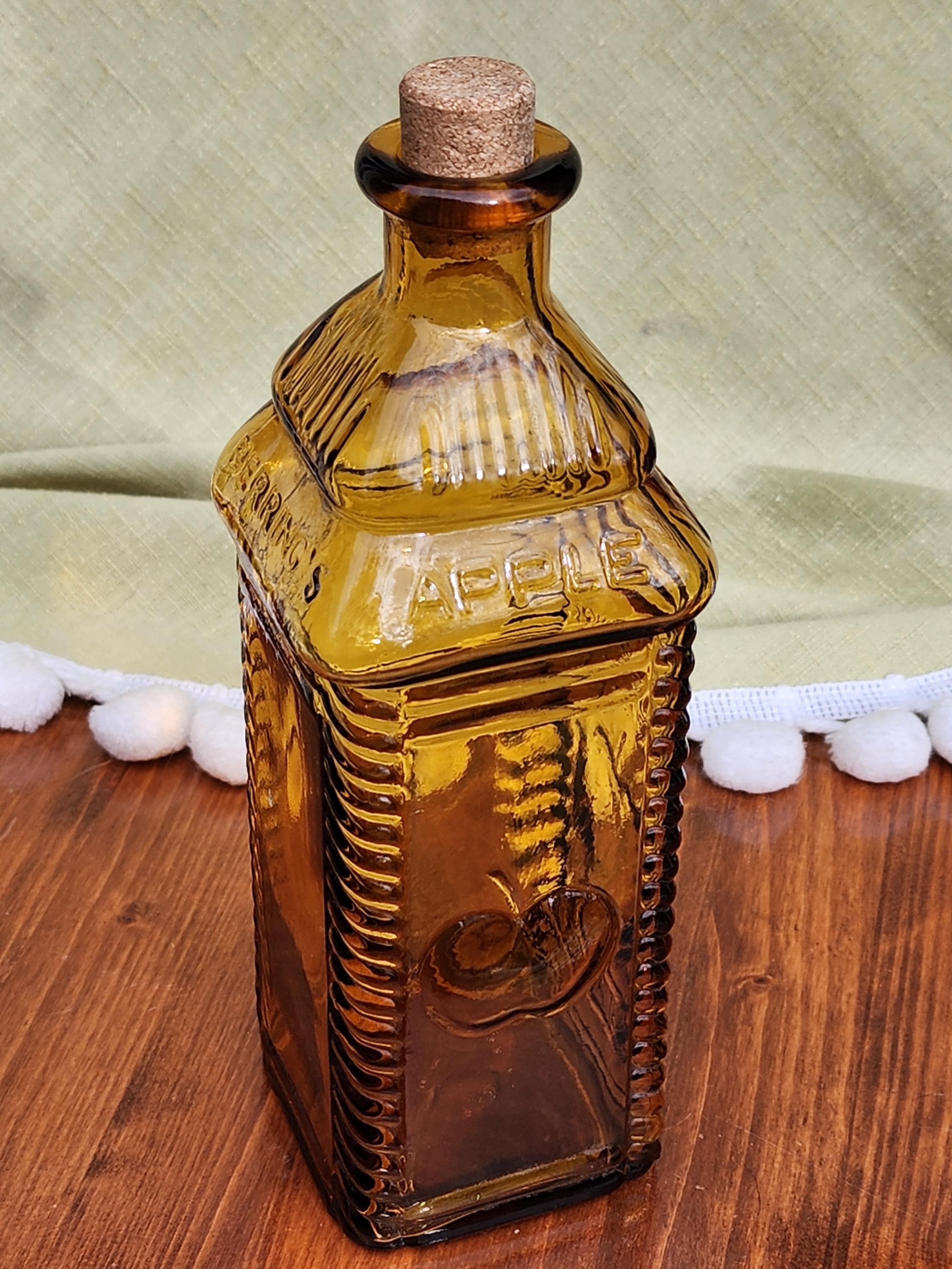 Vintage Wheaton Amber Glass Bottle: Phil Berrings Apple Bitters