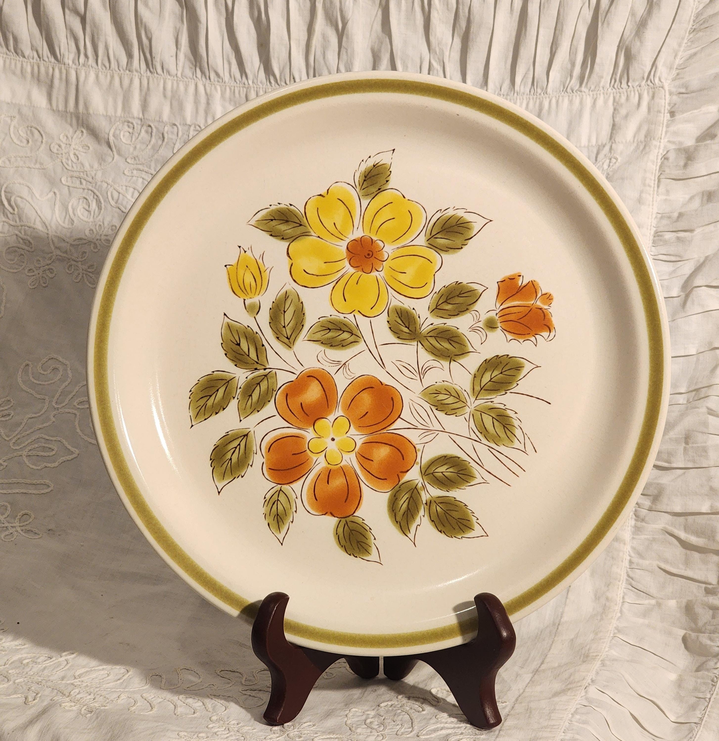 Wild Flower Stoneware Japan - Etsy
