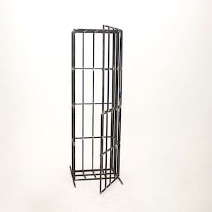 STANDING CAGE to train your pet for bondage and fetish games. Bondage cage for adult play. Dungeon furniture, adult mature furniture.