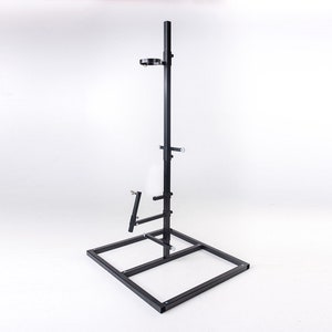TOWER of BIG O / with handcuffs and ankle cuffs for bondage. With  spreader bar. Fetish furniture for adults. Mature play toy.