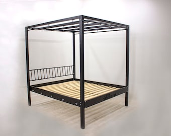 EVIL BED / Double bed for bedroom. King size bed for adults. Queen size bed for bondage games. Kinky fetish furniture. Mature.