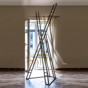 Edelstahl ST. ANDREW CROSS für die Reifen Schlag spielen. Mit Hand- und Fußfesseln für Erwachsene.