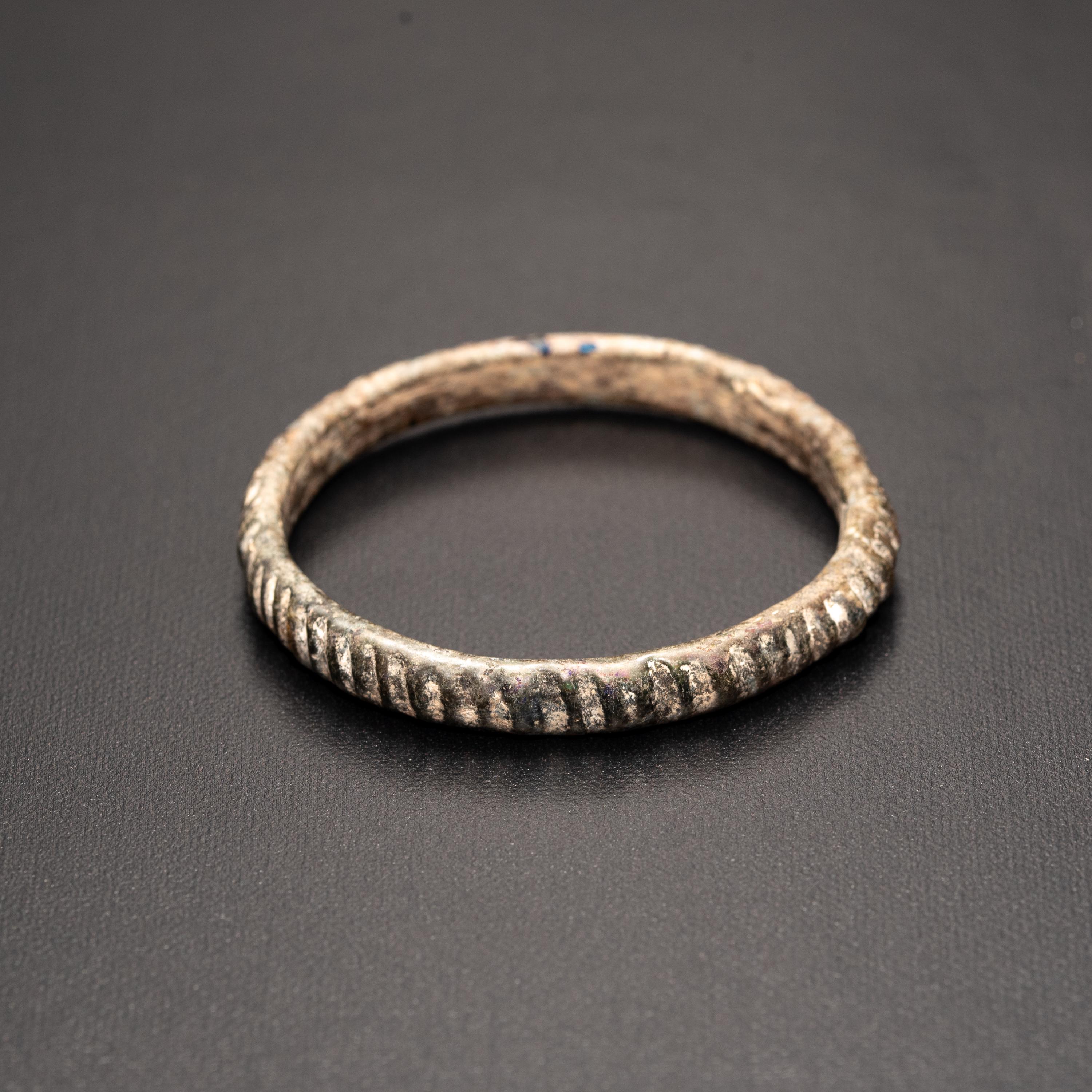 古代ローマのリブ付きガラスのバングル/ブレスレット - Etsy 日本