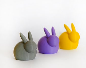 Simpatico coniglio pasquale stampato in 3D
