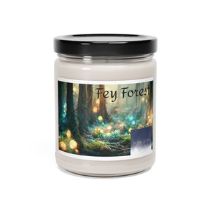 Fey Forest (Apple Harvest) Scented Soy Candle, 9oz He Makes She Makes Candles