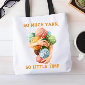 Yarn Bag, Crochet Bag, Knitting Bag, Yarn Lover Gift, Crochet Gift, Knitting Gift, Gift for Crocheter, Crochet Accessories, Gift for Her